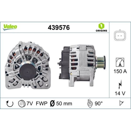 VALEO Generator VALEO ORIGINS NEW OE TECHNOLOGIE