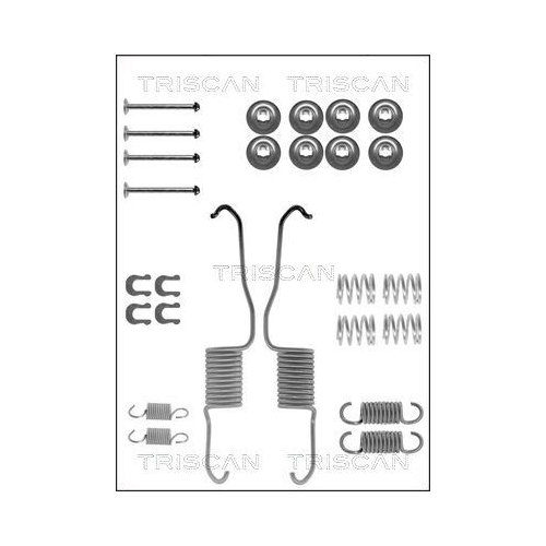TRISCAN Zubehörsatz, Bremsbacken