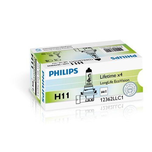 PHILIPS Gl&uuml;hlampe LongLife EcoVision