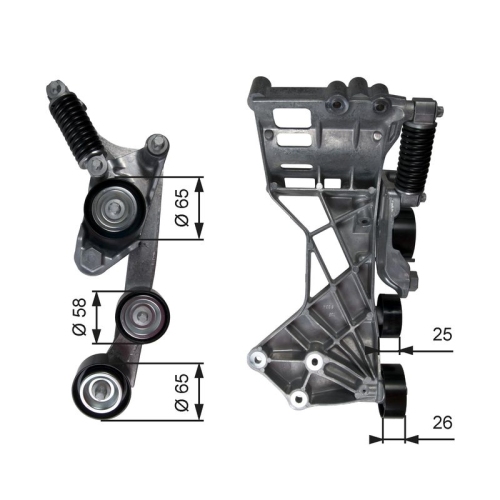 GATES Riemenspanner, Keilrippenriemen DriveAlign™