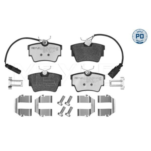 MEYLE Bremsbelagsatz, Scheibenbremse MEYLE-PD: Advanced performance and design.