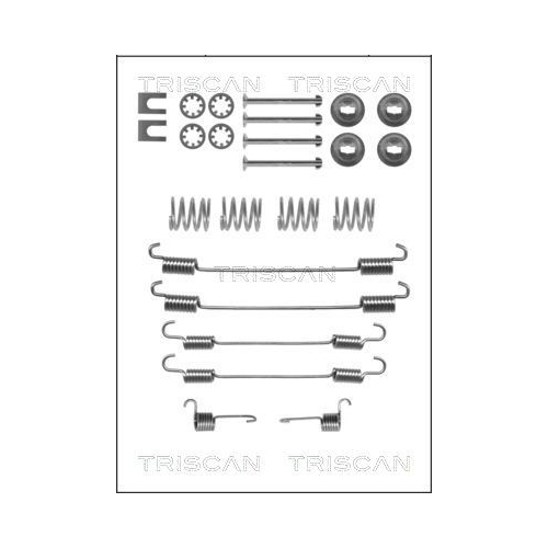 TRISCAN Zubehörsatz, Bremsbacken