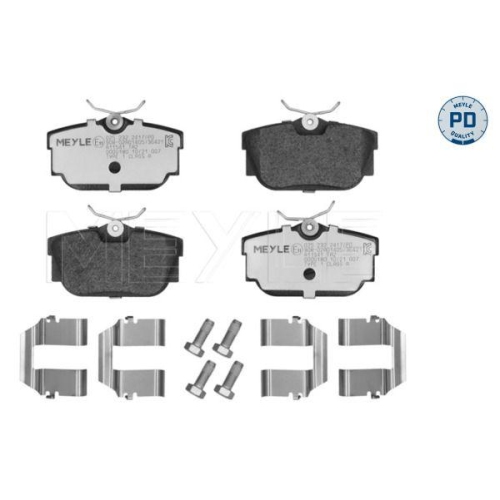 MEYLE Bremsbelagsatz, Scheibenbremse MEYLE-PD: Advanced performance and design.