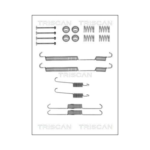 TRISCAN Zubehörsatz, Bremsbacken
