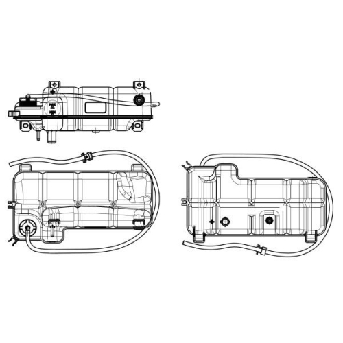 NRF Ausgleichsbehälter, Kühlmittel EASY FIT