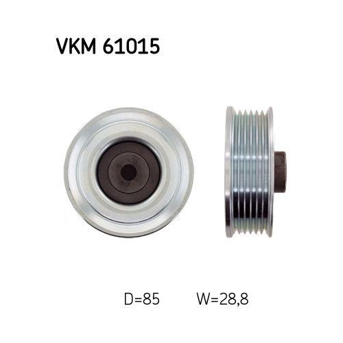 SKF Umlenk-/F&uuml;hrungsrolle, Keilrippenriemen