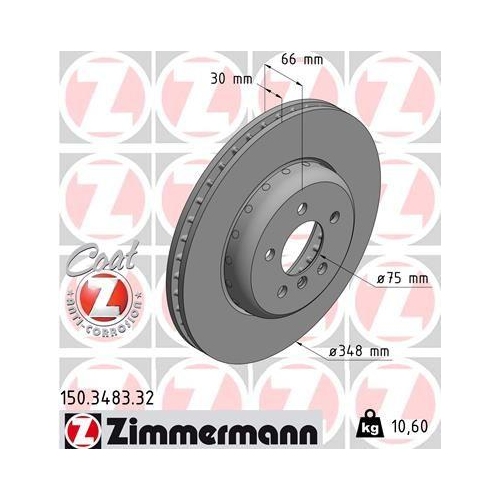 ZIMMERMANN Bremsscheibe FORMULA F