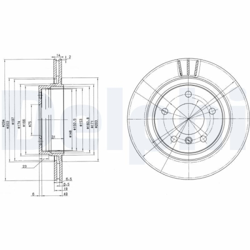 DELPHI Bremsscheibe