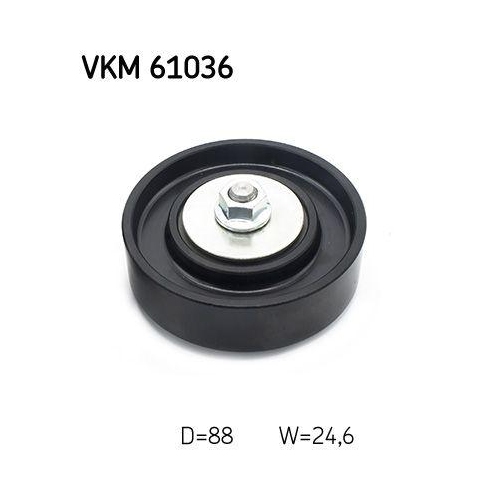 SKF Umlenk-/F&uuml;hrungsrolle, Keilrippenriemen