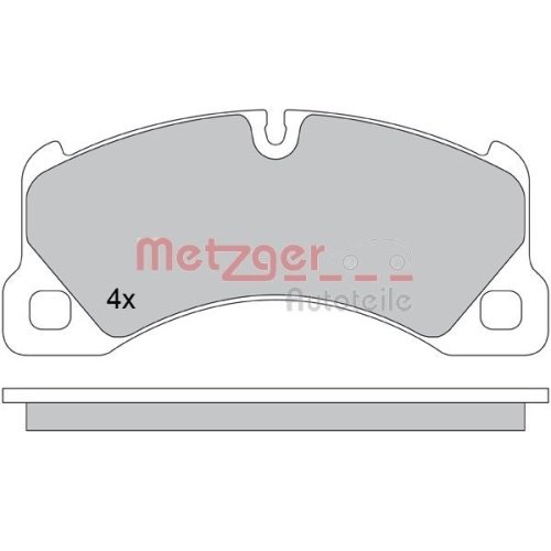 METZGER Bremsbelagsatz, Scheibenbremse GREENPARTS