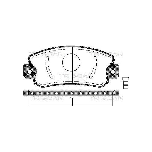TRISCAN Bremsbelagsatz, Scheibenbremse