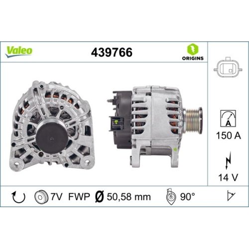 VALEO Generator VALEO ORIGINS NEW OE TECHNOLOGIE