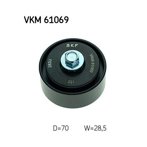 SKF Umlenk-/F&uuml;hrungsrolle, Keilrippenriemen