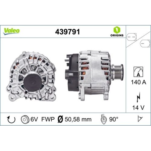 VALEO Generator VALEO ORIGINS NEW OE TECHNOLOGIE