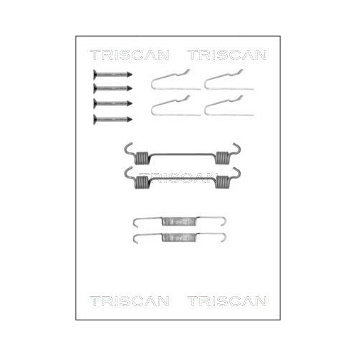 TRISCAN Zubehörsatz, Feststellbremsbacken