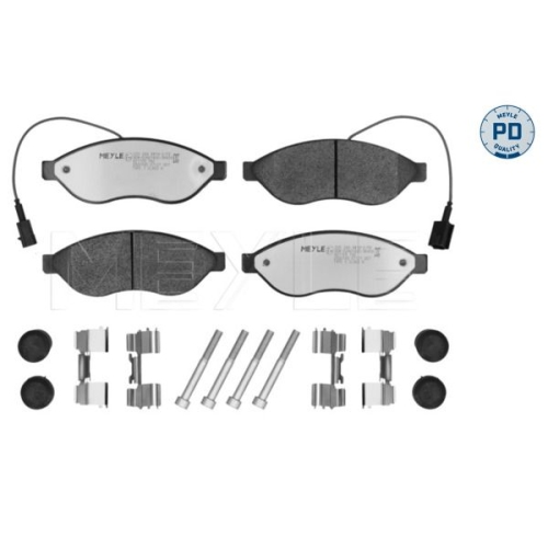 MEYLE Bremsbelagsatz, Scheibenbremse MEYLE-PD: Advanced performance and design.