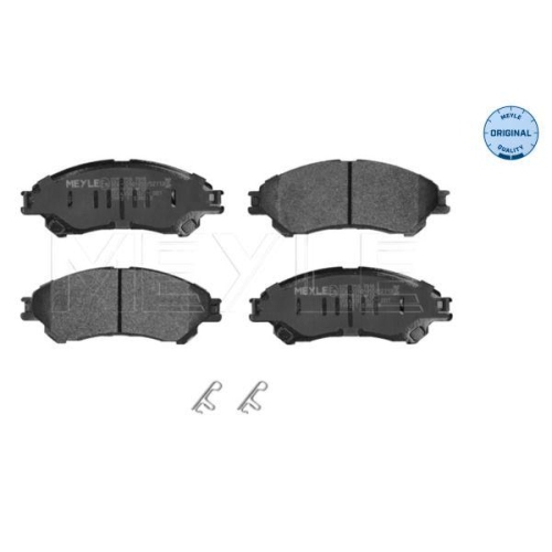 MEYLE Bremsbelagsatz, Scheibenbremse MEYLE-ORIGINAL: True to OE.