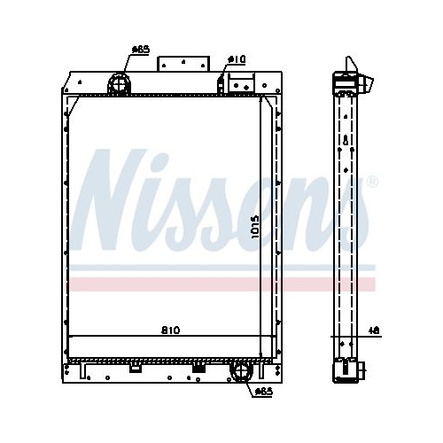 NISSENS Kühler, Motorkühlung