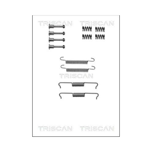 TRISCAN Zubehörsatz, Feststellbremsbacken