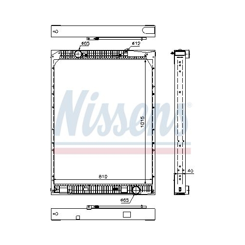 NISSENS Kühler, Motorkühlung