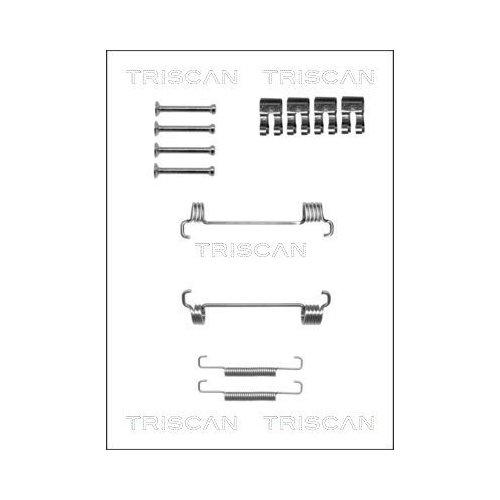 TRISCAN Zubehörsatz, Feststellbremsbacken