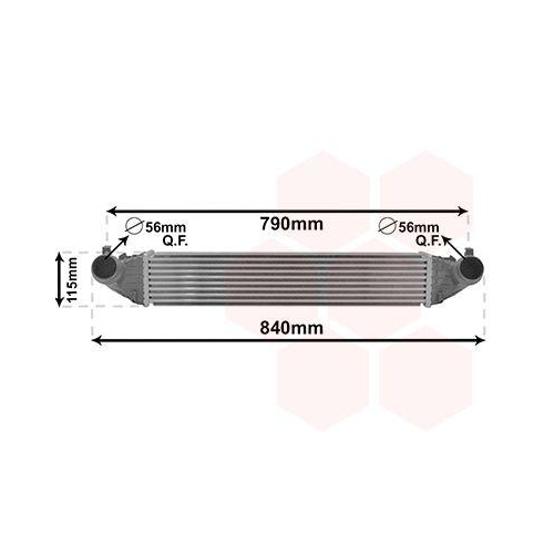 VAN WEZEL Ladeluftk&uuml;hler