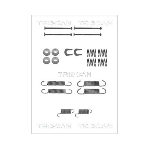 TRISCAN Zubehörsatz, Bremsbacken