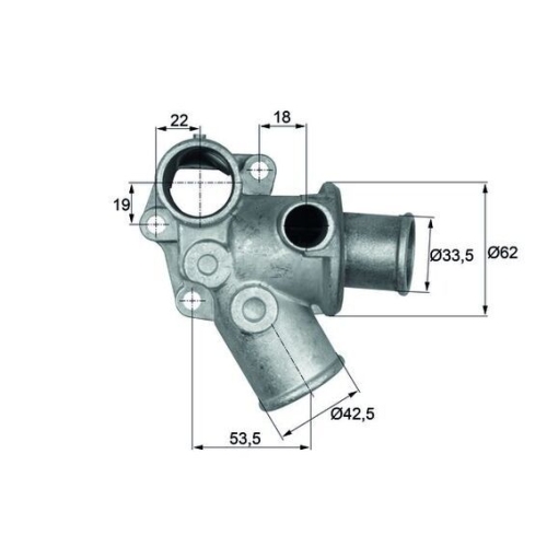 MAHLE Thermostat, Kühlmittel BEHR