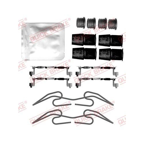 QUICK BRAKE Zubehörsatz, Scheibenbremsbelag
