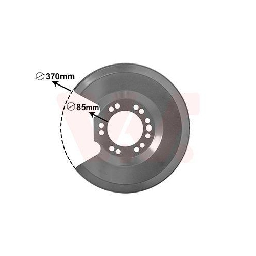 VAN WEZEL Spritzblech, Bremsscheibe