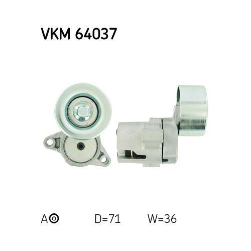 SKF Riemenspanner, Keilrippenriemen