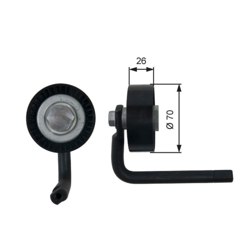 GATES Riemenspanner, Keilrippenriemen DriveAlign&trade;