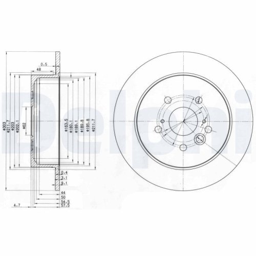 DELPHI Bremsscheibe