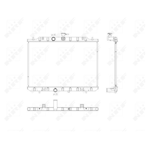 NRF Kühler, Motorkühlung
