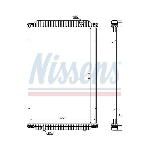 NISSENS Kühler, Motorkühlung