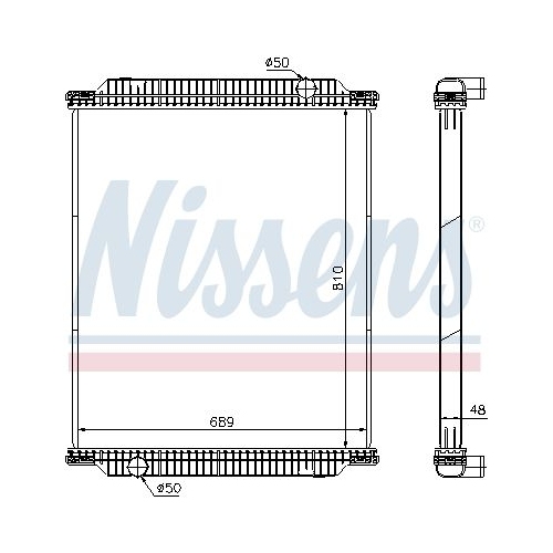 NISSENS Kühler, Motorkühlung