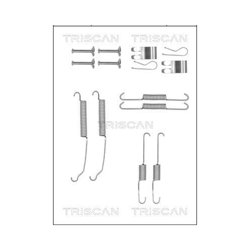 TRISCAN Zubehörsatz, Bremsbacken