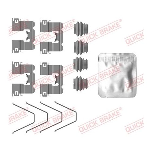 QUICK BRAKE Zubehörsatz, Scheibenbremsbelag