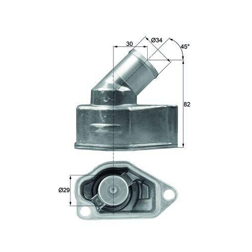 MAHLE Thermostat, Kühlmittel BEHR