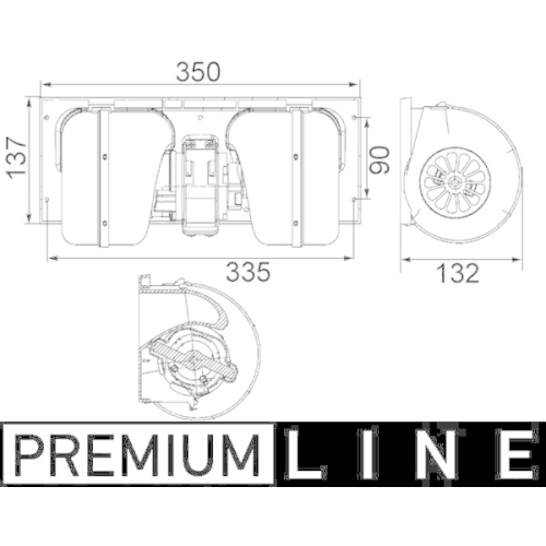 MAHLE Innenraumgebläse BEHR *** PREMIUM LINE ***