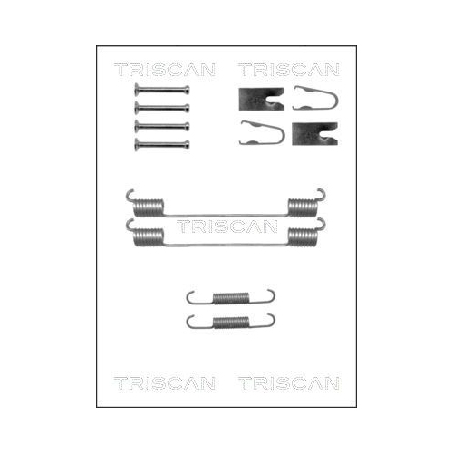 TRISCAN Zubehörsatz, Bremsbacken