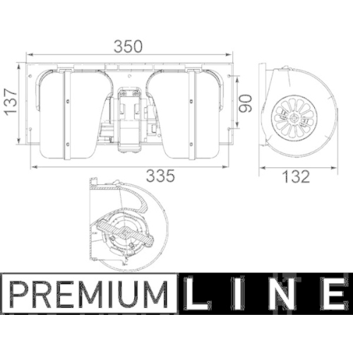 MAHLE Innenraumgebläse BEHR *** PREMIUM LINE ***