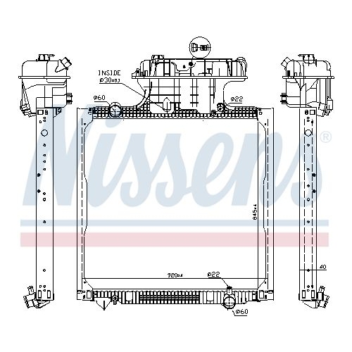 NISSENS Kühler, Motorkühlung