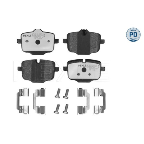 MEYLE Bremsbelagsatz, Scheibenbremse MEYLE-PD: Advanced performance and design.