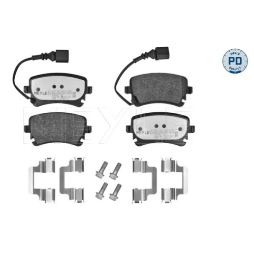 MEYLE Bremsbelagsatz, Scheibenbremse MEYLE-PD: Advanced performance and design.