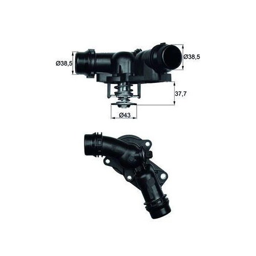 MAHLE Thermostat, Kühlmittel BEHR