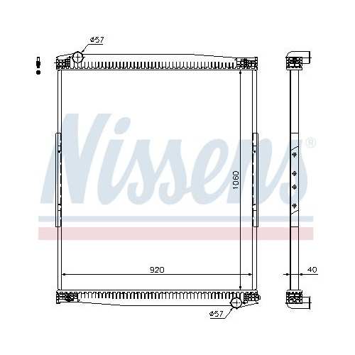 NISSENS Kühler, Motorkühlung