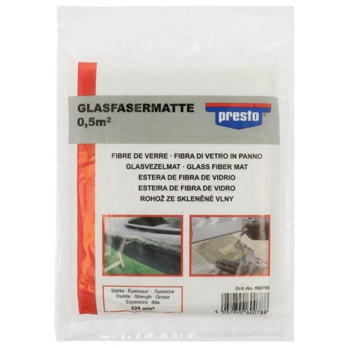 PRESTO Glasfaserspachtel Glasfasermatte 0,5 m&sup2;
