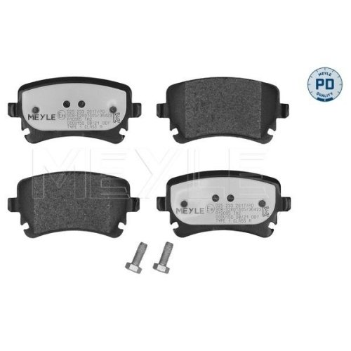 MEYLE Bremsbelagsatz, Scheibenbremse MEYLE-PD: Advanced performance and design.