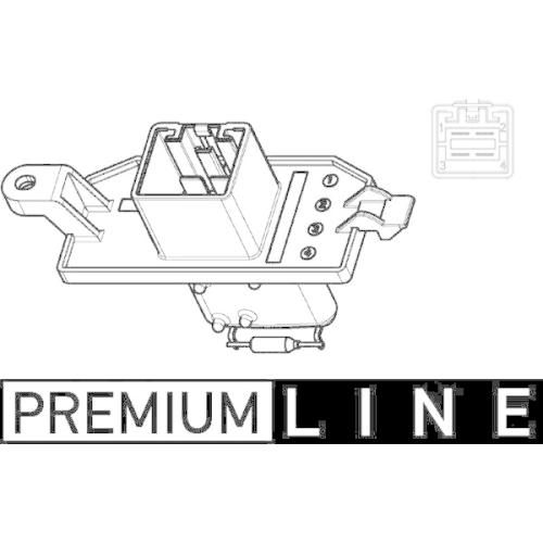 MAHLE Widerstand, Innenraumgebläse BEHR *** PREMIUM LINE ***